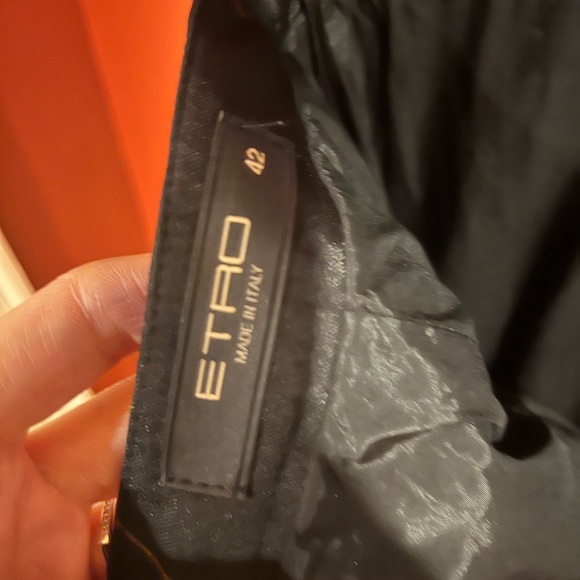 Etro Paisley Print Pencil Skirt Sz 42 - Picture 4 of 5